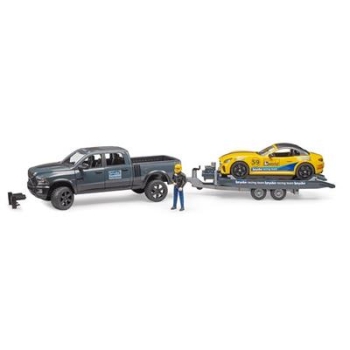 DODGE RAM PRZYCZEPA LAWETA  BRUDER