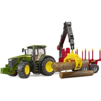 JOHN DEERE 7R 350 Z PRZYCZEPĄ   BRUDER